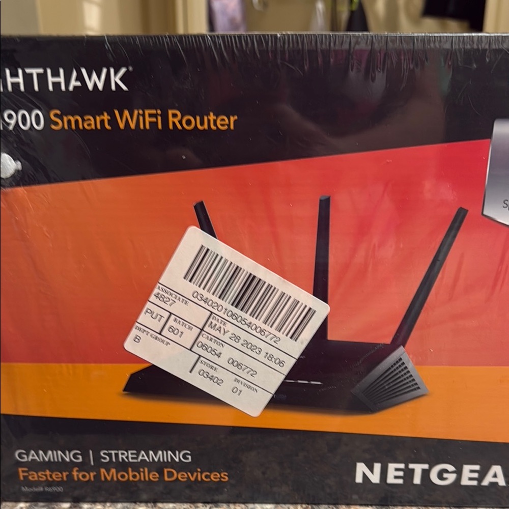 Netgear Nighthawk Black Wireless Router for Gaming and Streaming